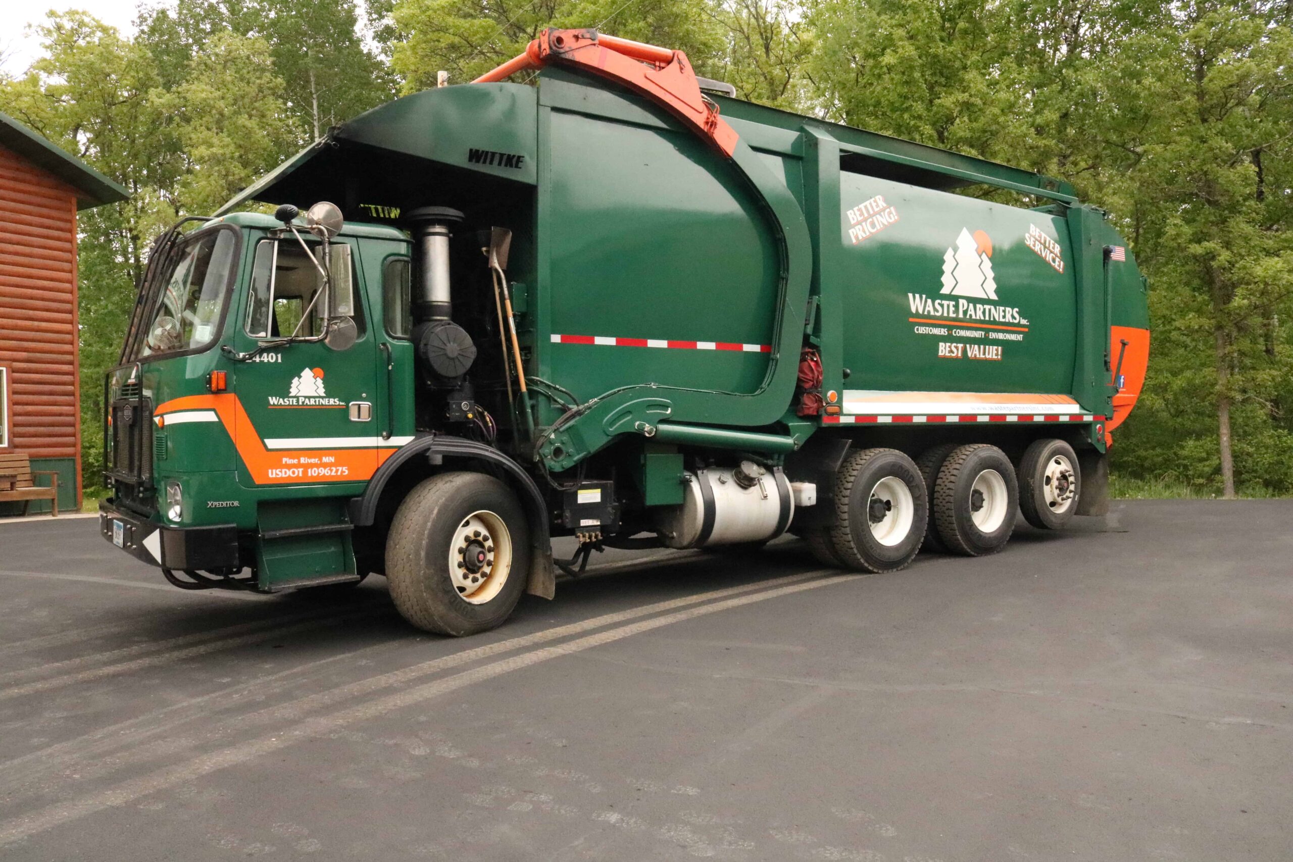 Frequently Asked Questions Seasonal Subscription Services Recycling Services Pine River and Brainerd garbage and recycling Commercial Recycling Truck Waste Partners